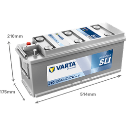 STARTERBATTERIE 12V 130AH - VARTA 630052100K182 2